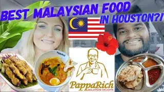 MUST TRY! Best New Malaysian Food in Houston! (PappaRich Texas USA)