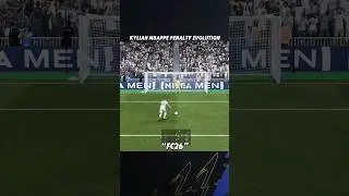 Kylian Mbapp&eacute; Penalty Evolution FC26- FIFA 17 #mbappe #fc26 #kylianmbappe