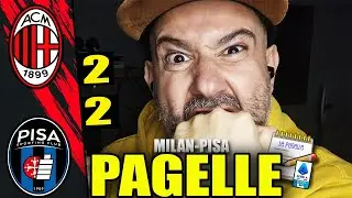 LADRATA CLAMOROSA!! || DELUDENTI E POCO CORAGGIOSI || ALLEGRI &Egrave; SODDISFATTO??|| MILAN-PISA 2-2