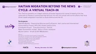 Haitian Migration Beyond the News Cycle: A Virtual Teach-In