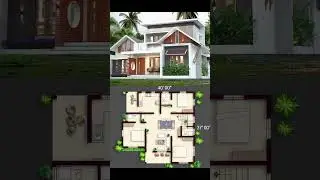 1200 Sq.Ft. West Facing house plan #3bhkhouseplan #keralahouseplans #home #30x50kagharkanaksha