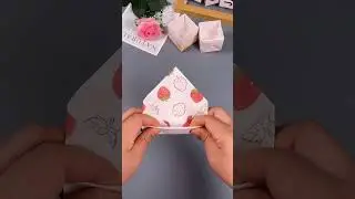 Create a small box with a card artistic method #youtubeshorts #artistic #creative #life #smallbox