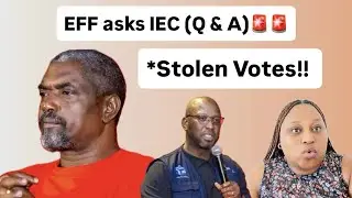 EFF Deputy President confronts IEC🚨🚨🚨Stolen Votes 