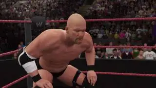 WWF 2k16 stone cold Steve Austin vs Kane WWF Championship match