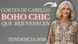 5 Cortes de Cabello Boho que Rejuvenecen Despu&eacute;s de los 50 | Tendencias 2026