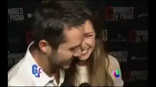 José Ron @JoseRon3 y Ariadne Díaz alfombra roja 12 Hombres en Pugna//GyF