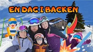Första riktiga skidresan ❄️ Familjevlogg med slalom, solsken & fika i toppstugan