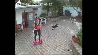 Caida hoverboard