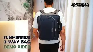 American Tourister Summerride 3-way Boarding Bag Demo &ndash; Features