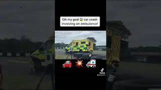 Ambulance crashes into car. #Crash #CarCrash #Ambulance #Accident #Collision #Photogrammetry