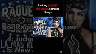 Ranking the WORST def rebel entrance songs #foryou #fyp #shorts #viralvideo #viralshort #wwe #ranked