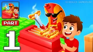 Hotdog Bitte - Gameplay Walkthrough Part 1 - Grill Master Street Game (iOS, Android)