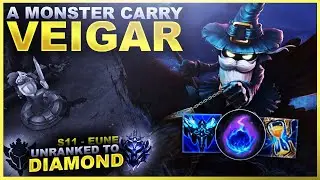 VEIGAR IS STILL A MONSTER CARRY! - Unranked to Diamond: EUNE Edition | League of Legends