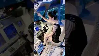 Pretty Girl Pilot China Airline EP #94 Inside the pilot's cockpit