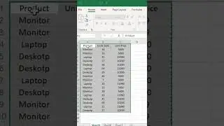 How to Convert Data into Table in Excel