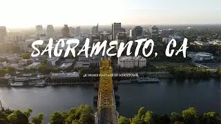 Downtown Sacramento Drone Footage (4k Mavic Air 2)