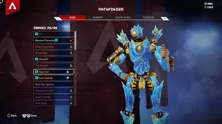 Apex Legends Pathfinder Iced Out Legendary Skin Showcase First & Third Person View