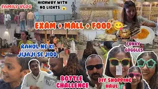 Exam Day Stress + Mall Fun 😍 | DIY Haul | Bhopal Highway Reality Vlog #bhopalvlog
