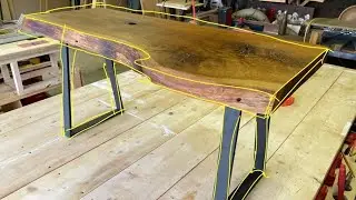 Black Cherry Live Edge Coffee Table Odd Job Bob