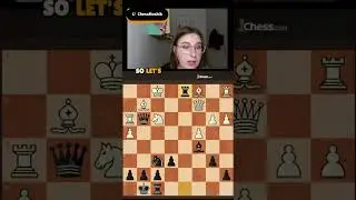 Checkmate in 2 tactics! I am so excited! #chess  #twitchstreamer  #chessgirls  #chessplayer