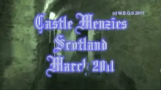 Ghostly Scream caught at Castle Menzies