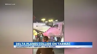Delta planes collide at LaGuardia; passengers recount chaos