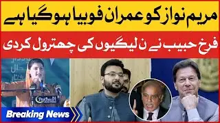 Farrukh Habib Aggressive Statement Against Maryam Nawaz | PTI Vs PDM | Breaking News