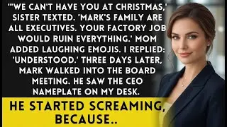 Sister Said 'Skip Christmas - Your Job's Embarrassing' - Then Her Fianc&eacute; Walked Into My Office