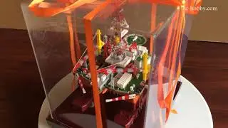 1/700 Scale Model Offshore Oil Deep-Water Semi-Submersible Drilling Platform Diecast Model