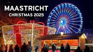 🇳🇱 Christmas in Maastricht 2025 | Vrijthof Square Holiday Market   [4K] 🎄✨