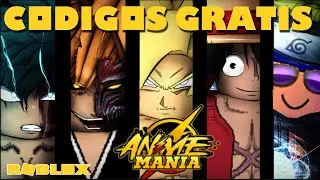 🤜 TODOS LOS CODIGOS DE ANIME MANIA 🤛 FUNCIONAN 🤛 CODIGOS ROBLOX GRATIS