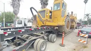 OVERSIZED TRAILER TAKEN  A CAT SCRAPER  HOME11/4/25