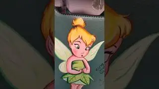 ✨Custom Sac en Peinture ✨Tinkerbell / F&eacute;e clochette #tinkerbell #disneylife #disneylover