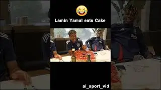 Nico laughs as Yamal ravages birthday cake 🎂 &mdash; AI edit!