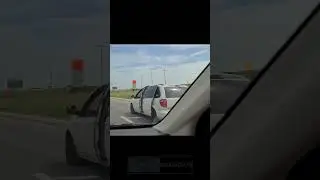 Van driver texts with door ajar on Texas road 🚐📱