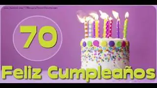 &iexcl;Feliz cumple 70 a&ntilde;os!