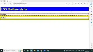 How to use CSS Outline style