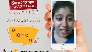 Our Success Stories - Krina - CA Exam Series