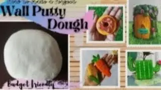 New video long 😁 wall putty clay DIY clay 🥺 and subscribe part 1