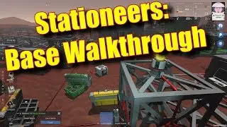 Stationeers: Base Tour! - Power, Greenhouse, Atmospherics and Factory