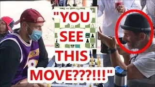 Genius Move Sets Up Sneaky Mate That Shocks Him! Brooklyn Dave vs Stretch The Chess Giant