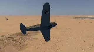 IL-2 Desert Wings | Fiat G.50 Trop Vs Tomahawk Mk II | Flight over Ghazala