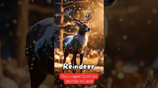 Reindeer Migration | The Longest 5,000 km Journey on Land #reindeer #caribou #animalmigration
