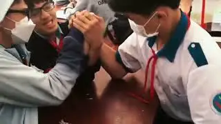 Middle school arm wrestling