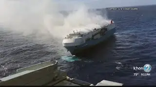 Fire aboard Sincerity Ace ship