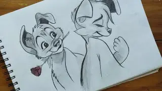 Daily challenge#25/Cute puppy pencil drawing