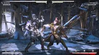 Shinnok 90% Midscreen Combo vs Quan Chi MKX