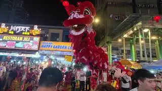 CNY2025 (Cap Go Meh) 闹元宵#35~ Lion Dance I Kok Ngai 国艺高桩舞獅 @吉隆坡阿罗街 Jalan Alor, Kuala Lumpur