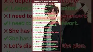 10 common daily English mistakes and errors | Learn English Fast | Correct vs Incorrect Sentences