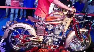 Auto Expo 2014 - Custom Bike- Transparent Fuel Tank
